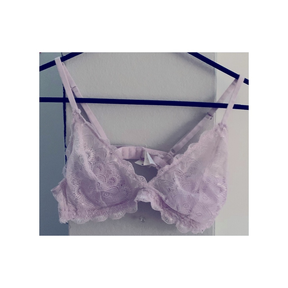 Lacy bralette.